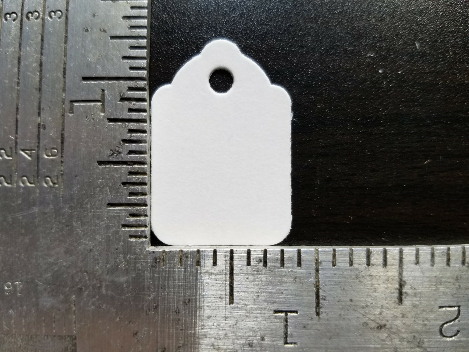 Blank White Merchandise Price Tags Retail Jewelry Large Small No String Unstrung