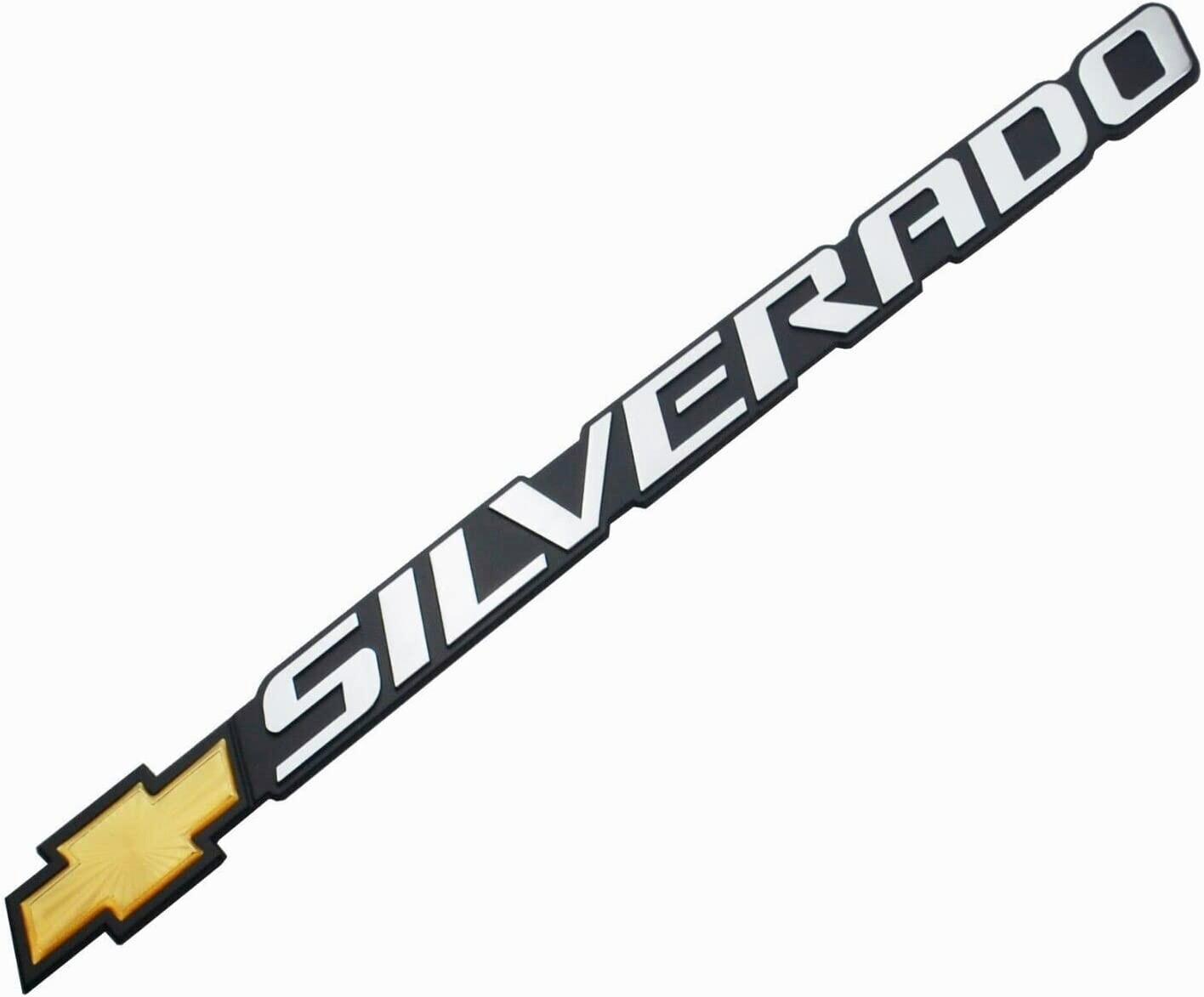 Tailgate Silverado Emblem for 99-07 Silverado 1500 2500 3500 15114063 (Yellow)