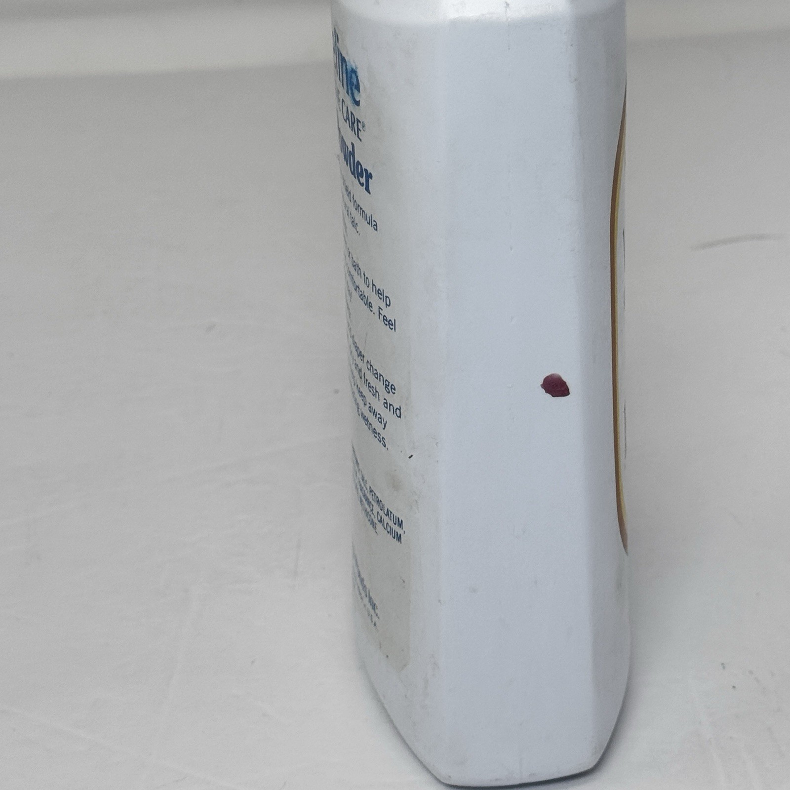 Vintage Vaseline Intensive Care Baby Powder 9 oz Talc Movie Prop 75% Full