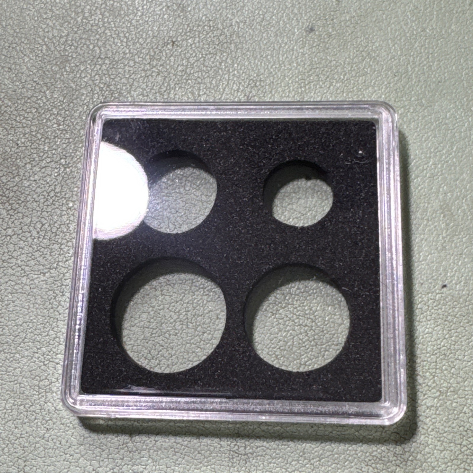 Plastic MAUNDY Case FOR 4 COIN SET, No Coins