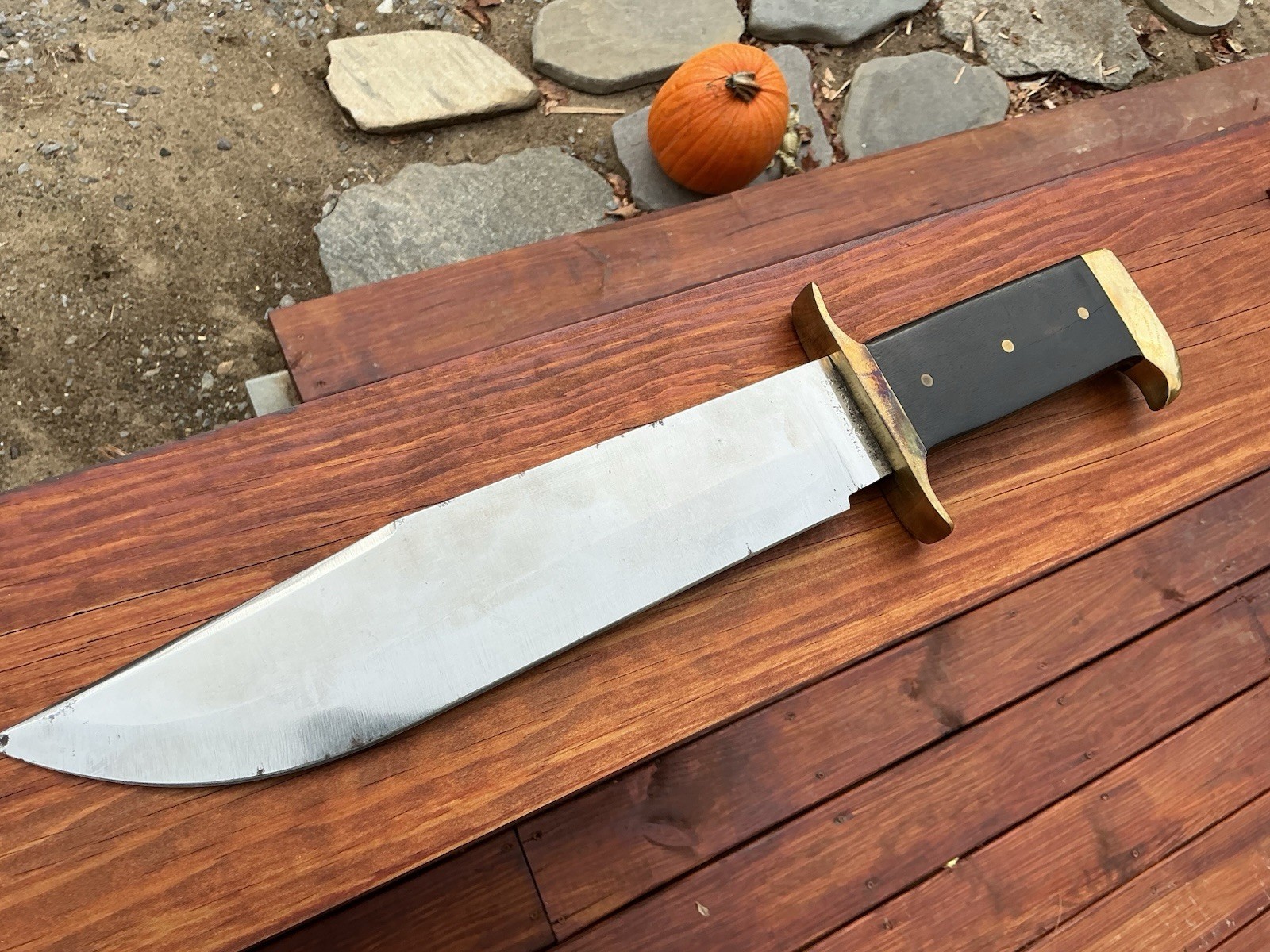 Vintage Antique Bowie knife rosewood handle custom USA