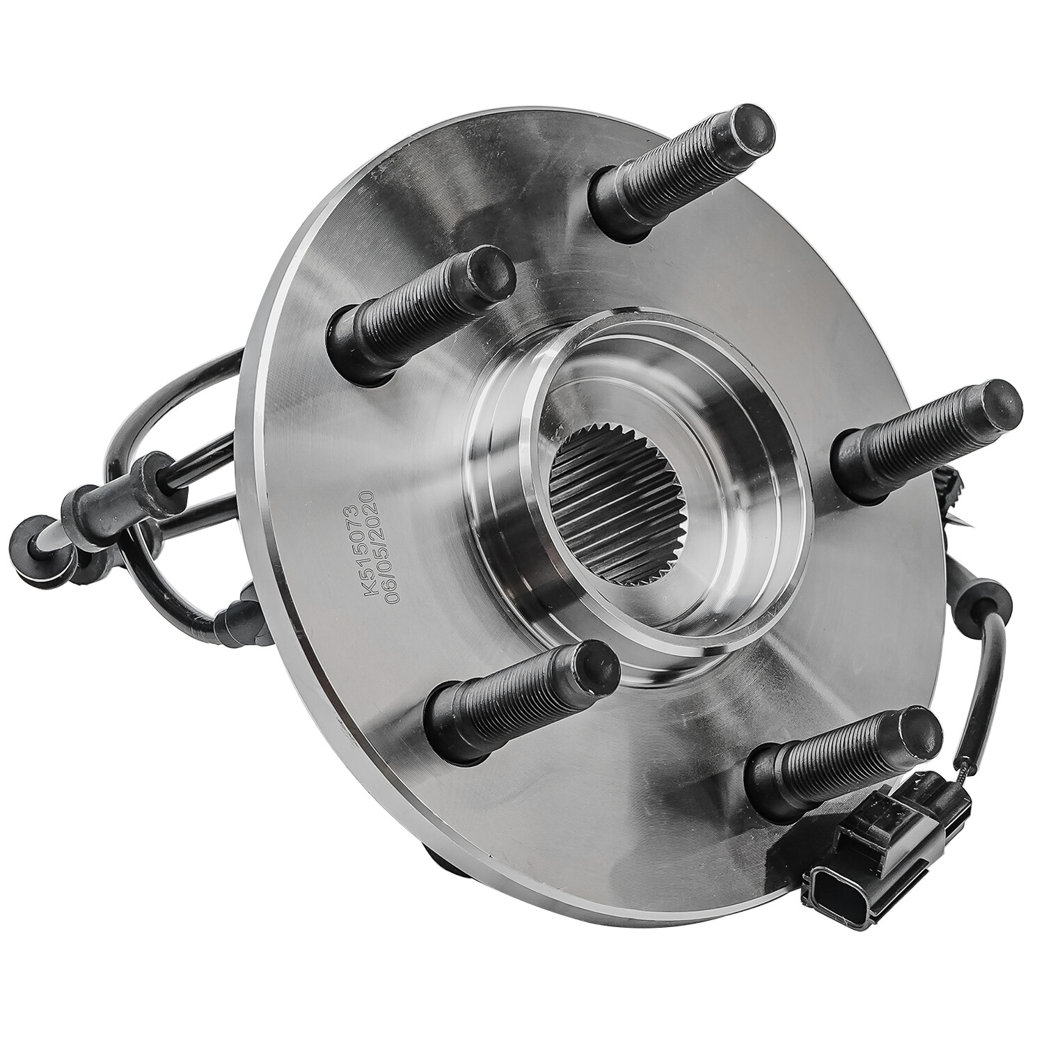 Pair (2) Front Wheel Hub and Bearings for 2002-2005 Dodge Ram 1500 w/ ABS 5LUGS