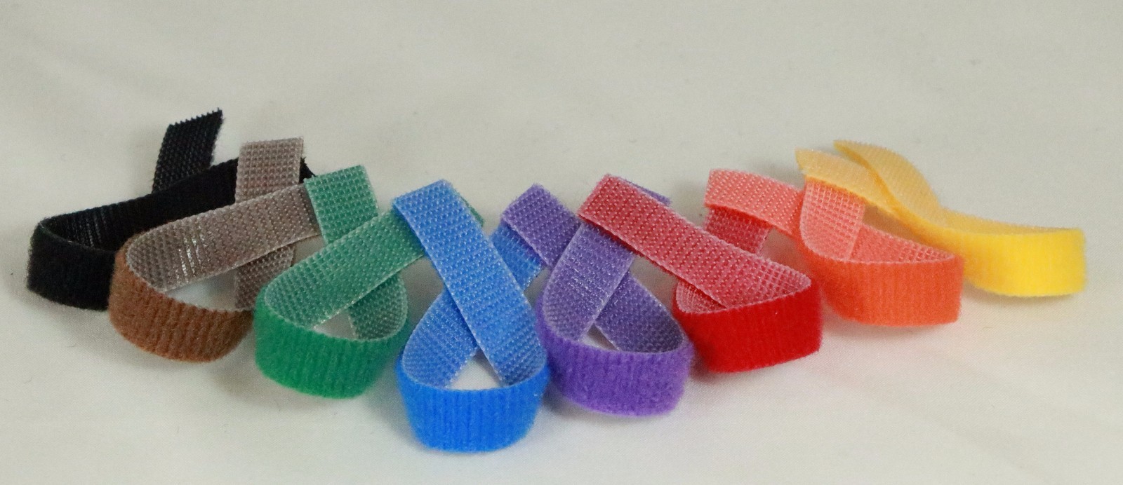 Ultra thin VELCRO® brand hook&loop tape double sided Widths: 3/4'', 1", & 1 1/2"