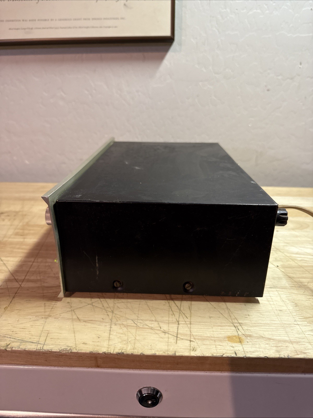 VINTAGE DYNACO PAT-4 STEREO PREAMPLIFIER POWERS ON UNTESTED AS-IS