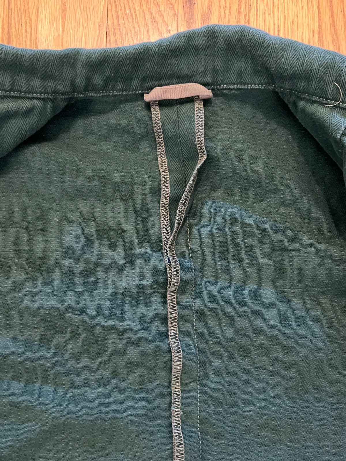 WWII German Heer Panzer Summer Wrap Large/XL Green Cotton Twill Reproduction?