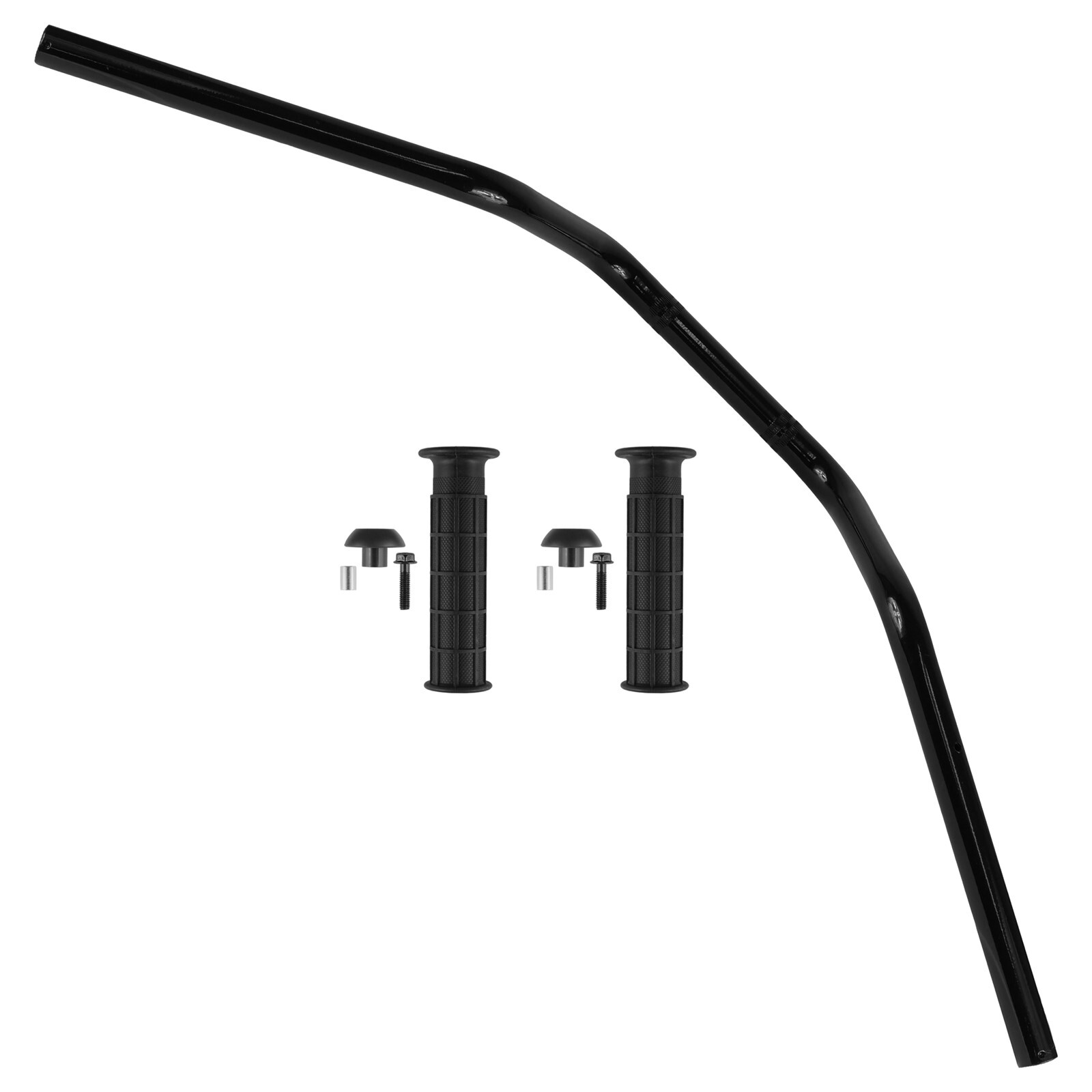 Handlebar & Grip w/ Bar End For Honda Fourtrax 300 TRX300 2X4 1988-2000