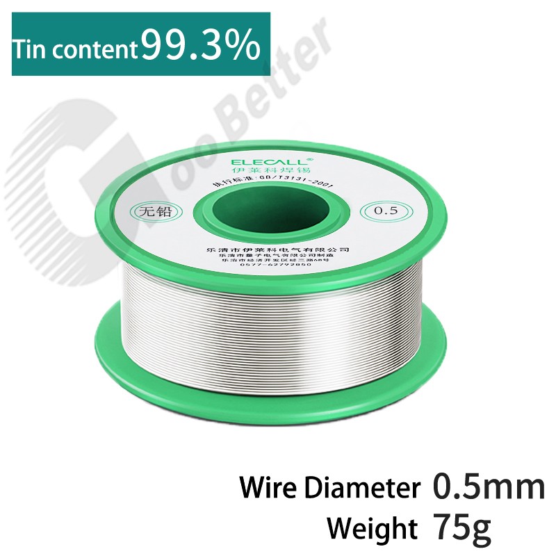 75g - 500g 41% 63% 99.3%Tin Wire High purity Soldering Lead free 0.5mm - 2.3mm