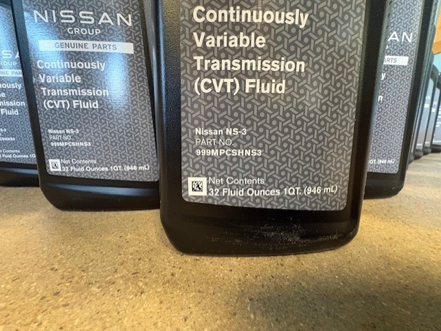(8) GENUINE OEM Nissan NS-3 CVT Fluid (999MP-CSHNS3/999MP-CV0NS3/999MP-NS300P)