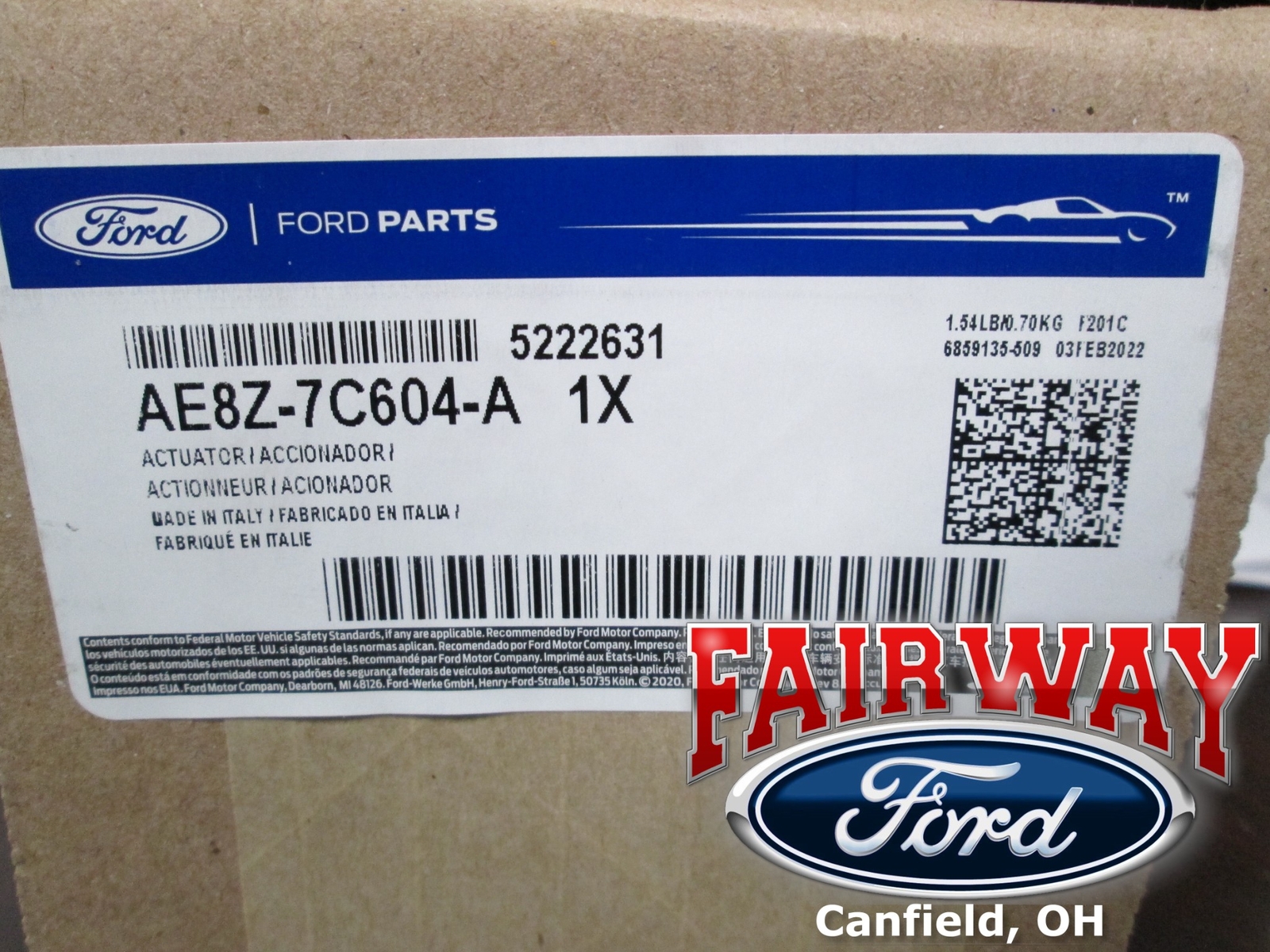 12 thru 18 Focus OEM Genuine Ford DPS6 Automatic Transmission Clutch Actuator