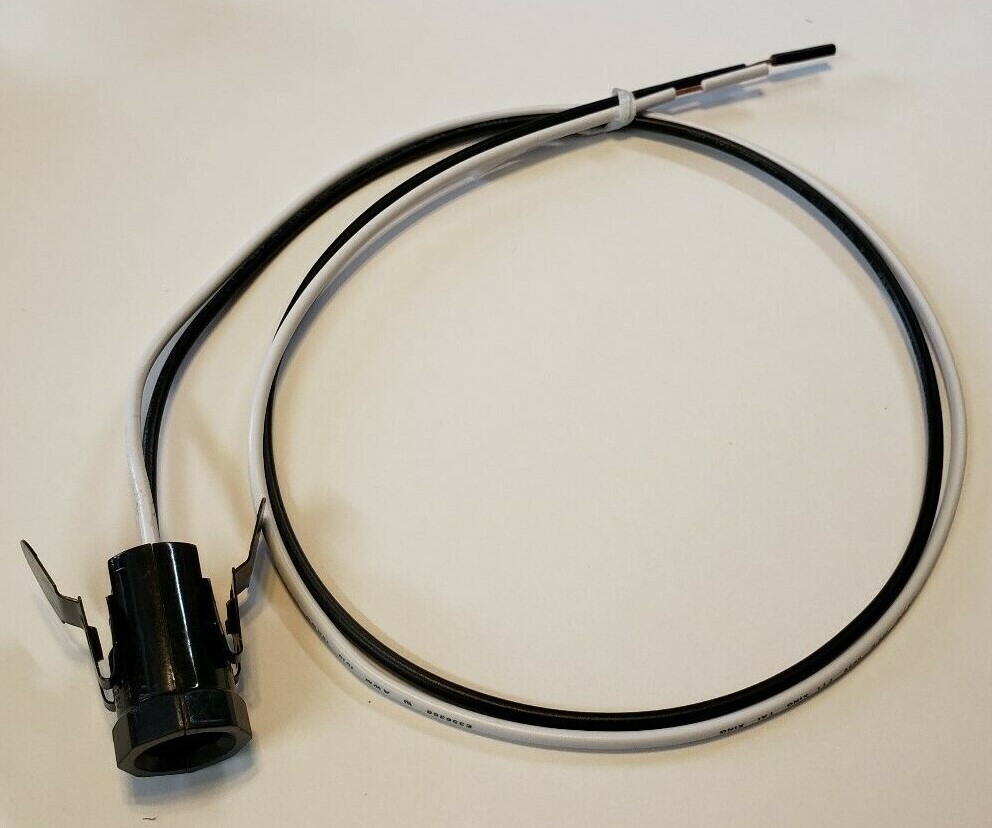 GWTW LAMP KIT WITH 3 TERMINAL SOCKET, NIGHT LIGHT SOCKET,BROWN CORD SET 950J