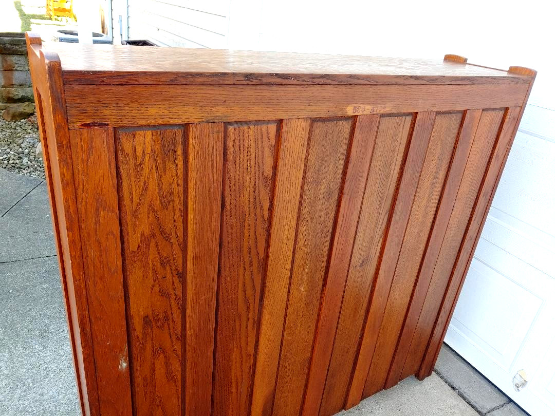 KILLER 48 X 48 MINTY STICKLEY BROTHERS 2 DOOR BOOKCASE W/ 3 SHELVES...