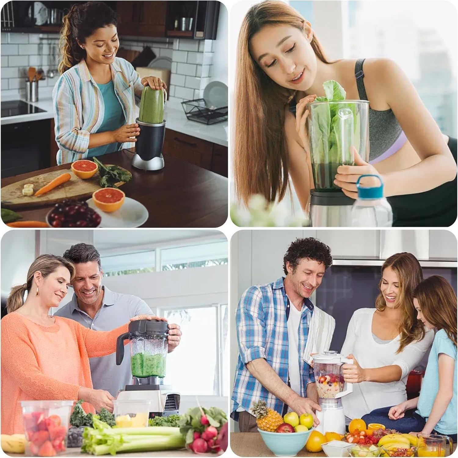 3 Pcs Blender Gasket Replacement Parts, Rubber Ring Seal Rings for Nutribullet