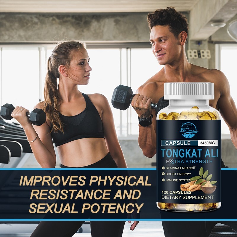 120 Capsules 3450MG Tongkat Al LONGJACK GRADE A STRONGEST ROOT EXTRACT 200:1