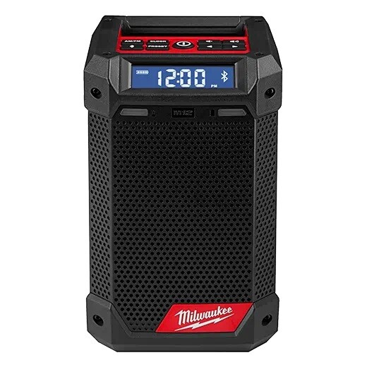 Milwaukee 2951-20 3.68 lbs M12 Bluetooth Speaker AM/FM Radio + Charger