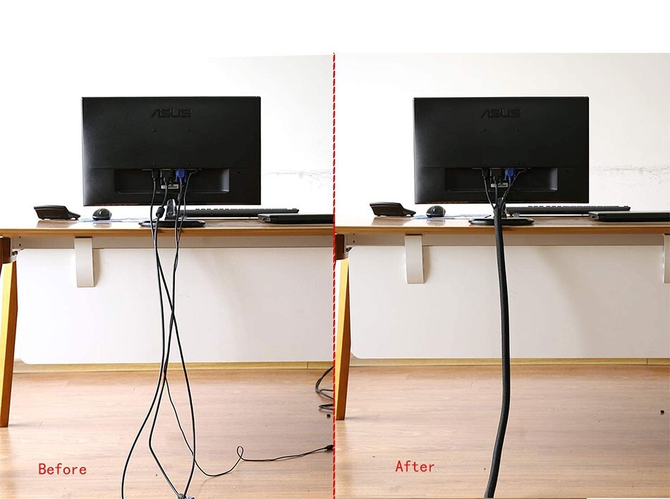 173 pcs. Cable Management Kit Wire/Cord Organizer Zip Ties Holder Clips Adhesive