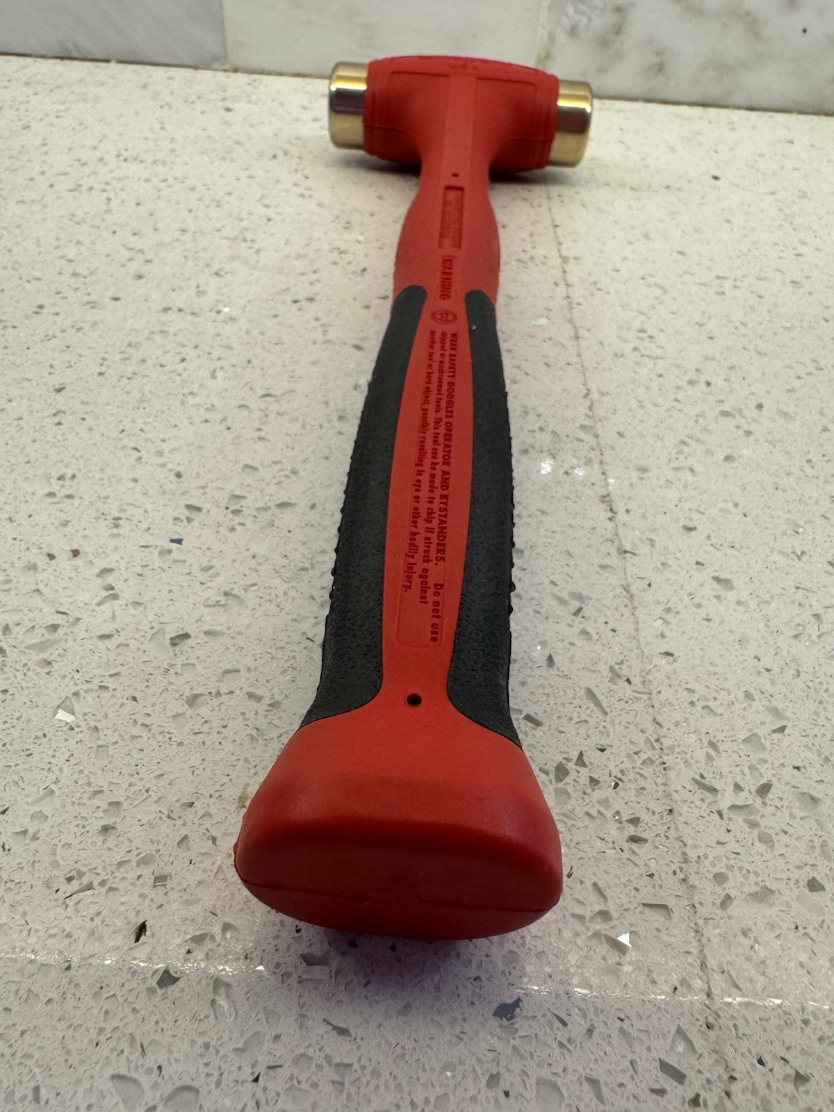 Snap-On HBBT16 Red 16oz Bronze Hammer NEW