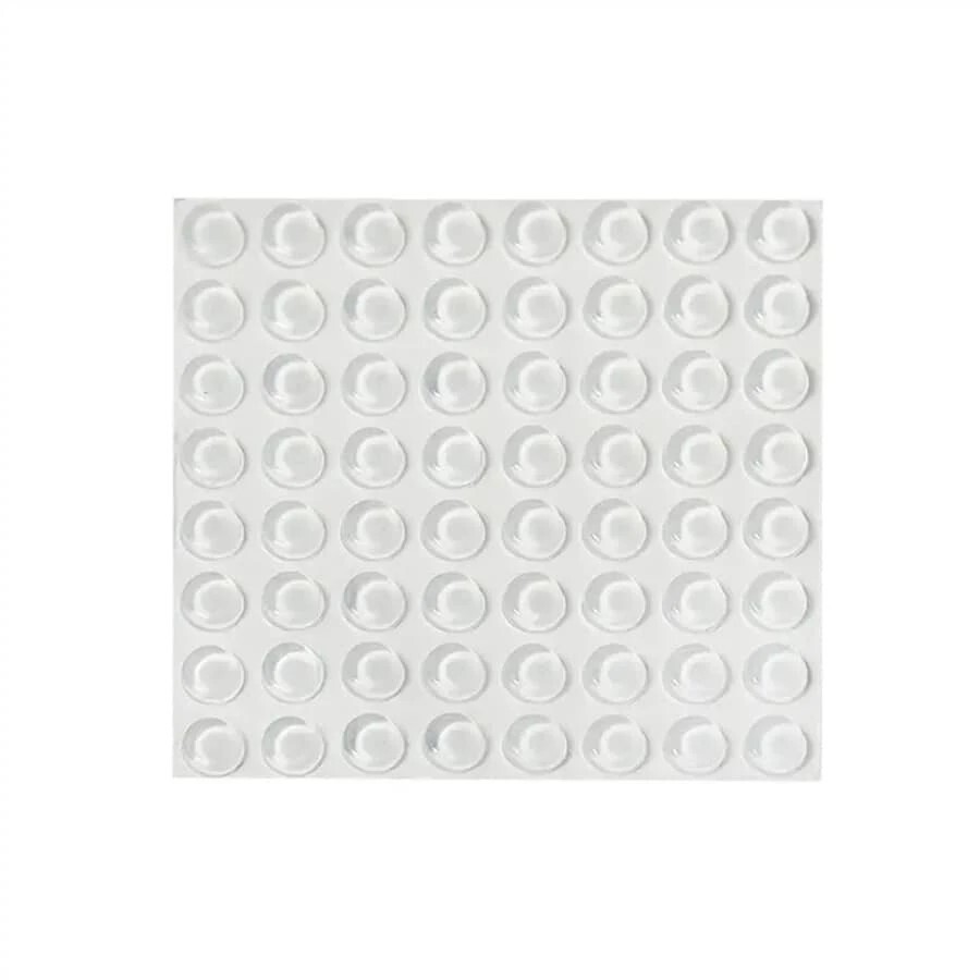 100 Pcs Cabinet Door Rubber Self Adhesive Bumpers Sound Dampening Clear Bumper