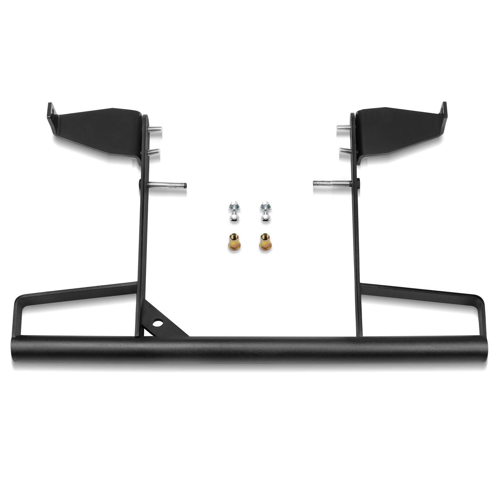 Rear Steel Wide Grab Bar Bumper For Yamaha 06-20 Raptor 700 700R YFM700 Black