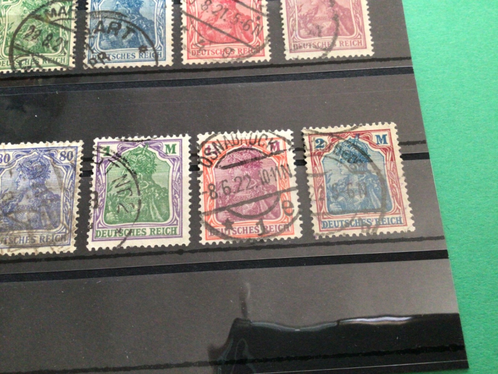 Germany 1920 new colours used from SG 140-152 A18361