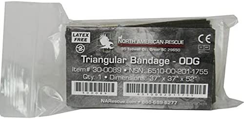 NAR GI Military Cravat Triangular Muslin Medic Bandage 37x37x52 6510-00-201-1755