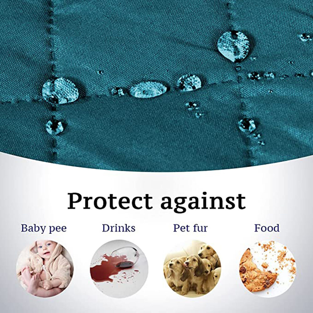 1/2/3 Seater Quilted Sofa Couch Cover Pad Protector Slipcover Waterproof Pet Mat