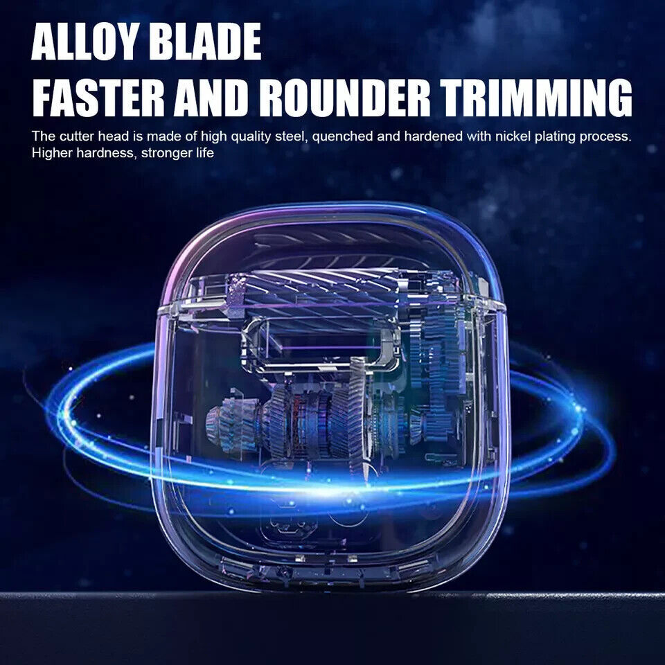 Safety Electric Automatic Nail Clippers Toe Thick Nails Cutter Pedicure White