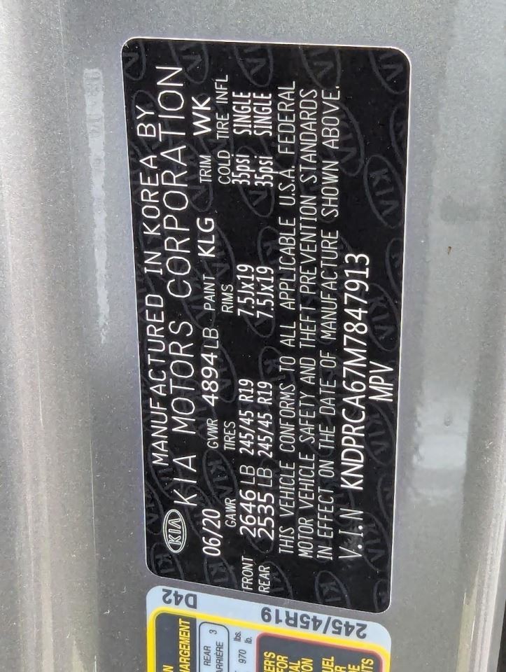 Camera/Projector Radar Unit Front Adaptive Cruise Fits 20-22 SPORTAGE 788150