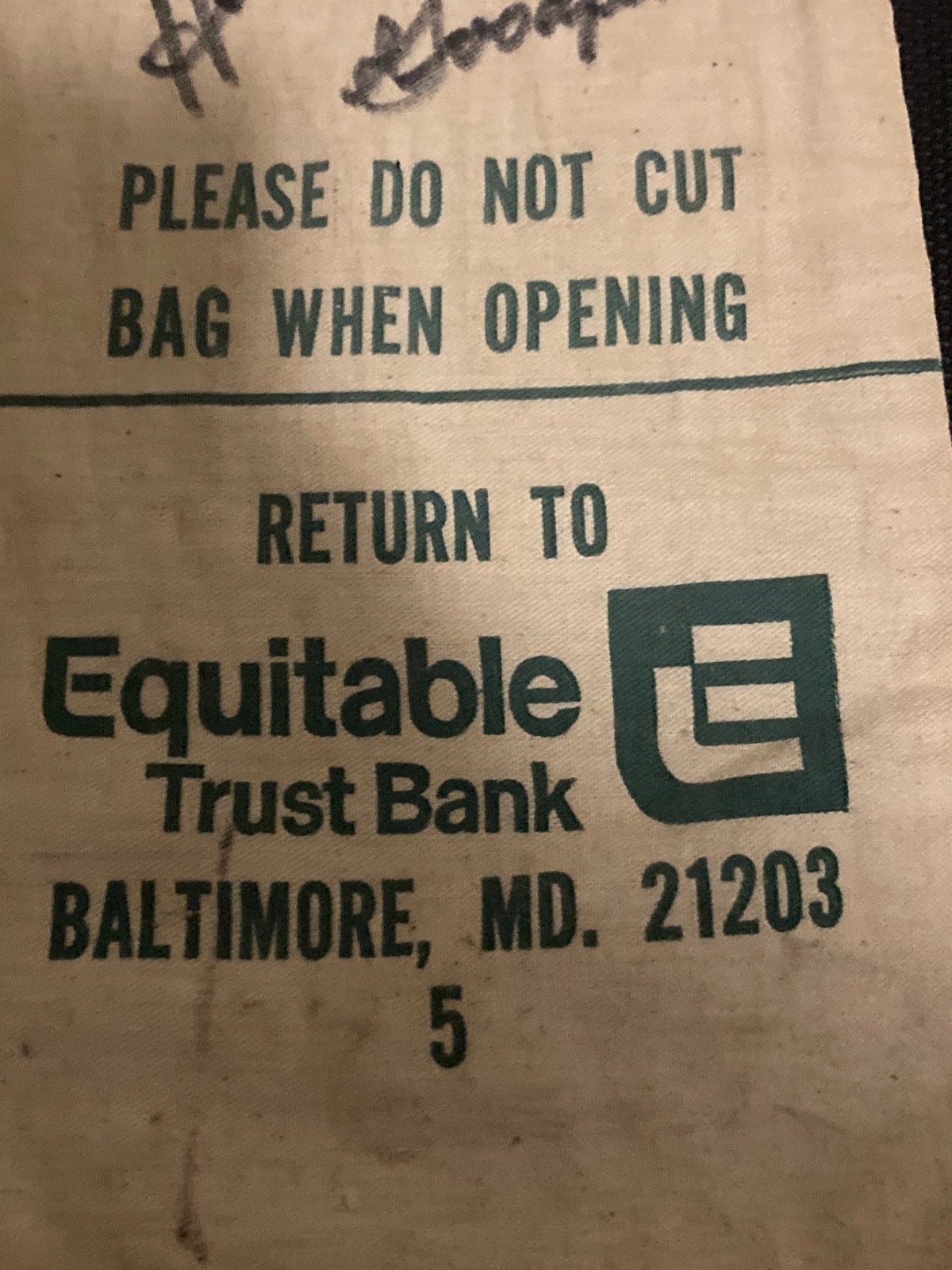 HENRY HILL Inscribed Goodfellas Signed Autograph EMPTY MONEY BAG SIGNED CARD 7 H