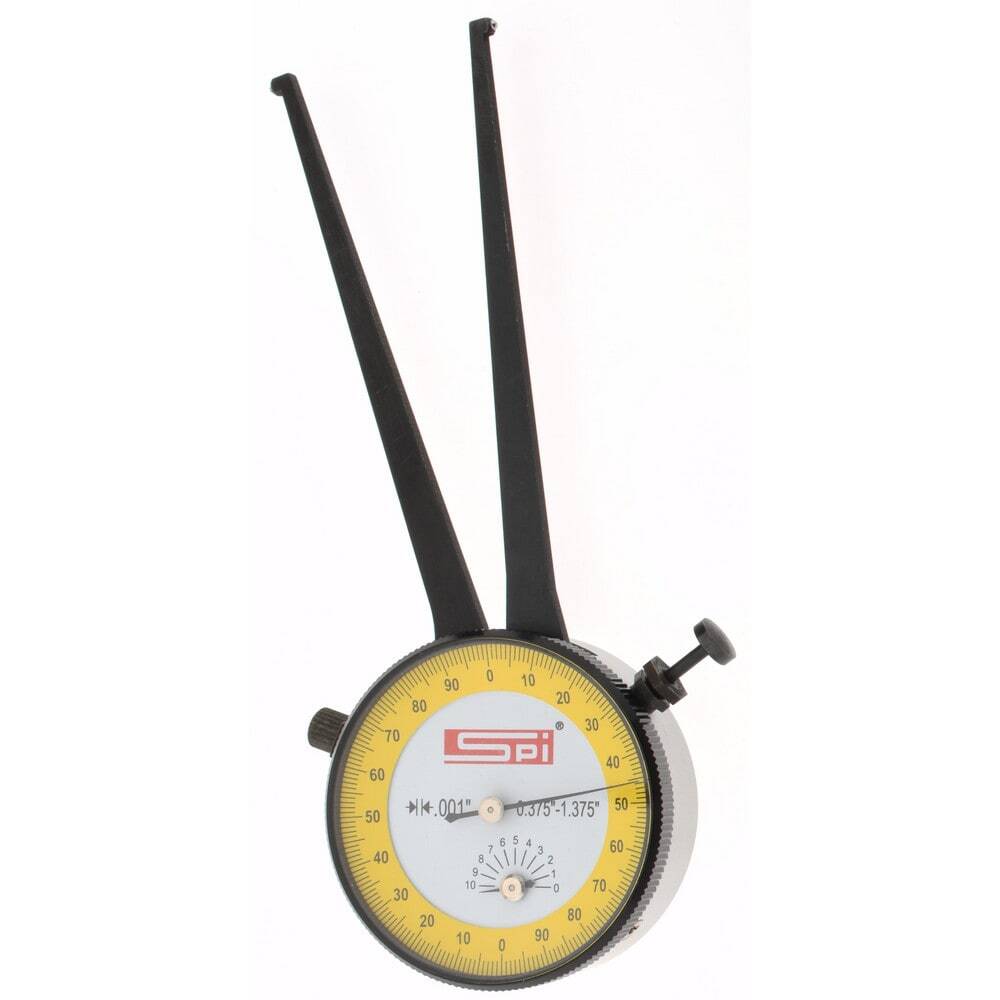 SPI 12-401-6 Internal Dial Caliper Gauge: 0.375-1.375" Range, 0.001" Graduation
