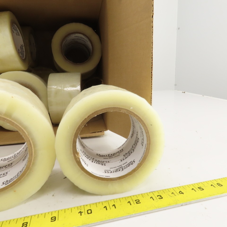 ShorrExpress 15120011 Carton Sealing Tape 72mm Clear Mixed Lot/11 Partial Rolls