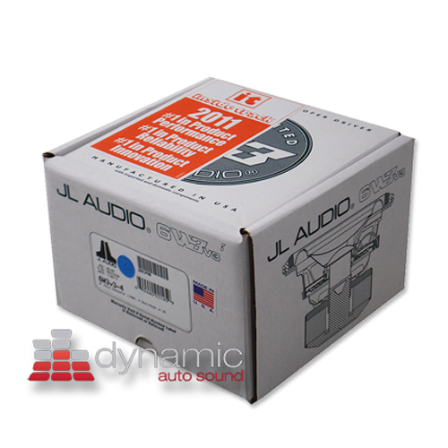 JL Audio 6W3v3-4 W3v3 Series 6-1/2" 4-Ohm Car Audio Subwoofer 150W RMS Sub NEW