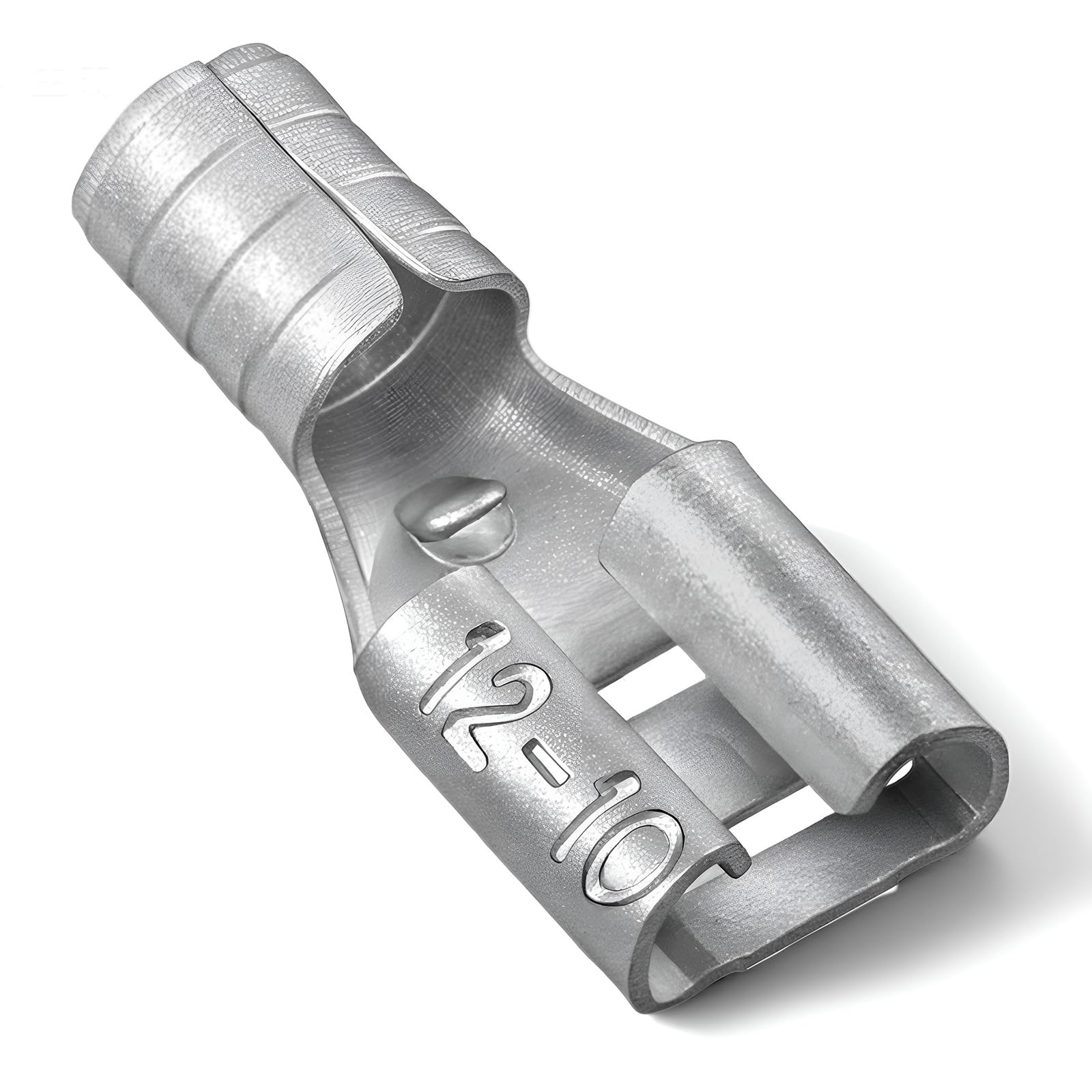 50 Pcs High Temperature Female Non Insulated Spade Connectors, 12-10 Gauge Quick
