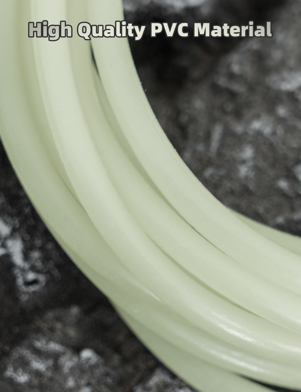 BLUEWING PVC Glow Tube 15ft Deep Sea Fishing Soft Tube US Seller