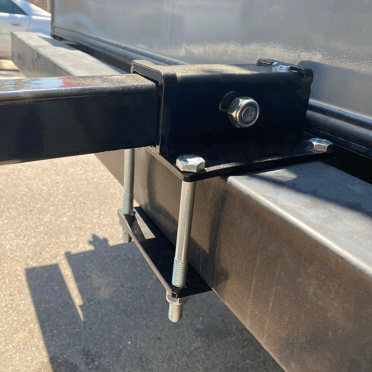 RV Camper 4" or 4-1/2" Bumper Mount Hitch Receiver Adapter for Bike Toter Cargo