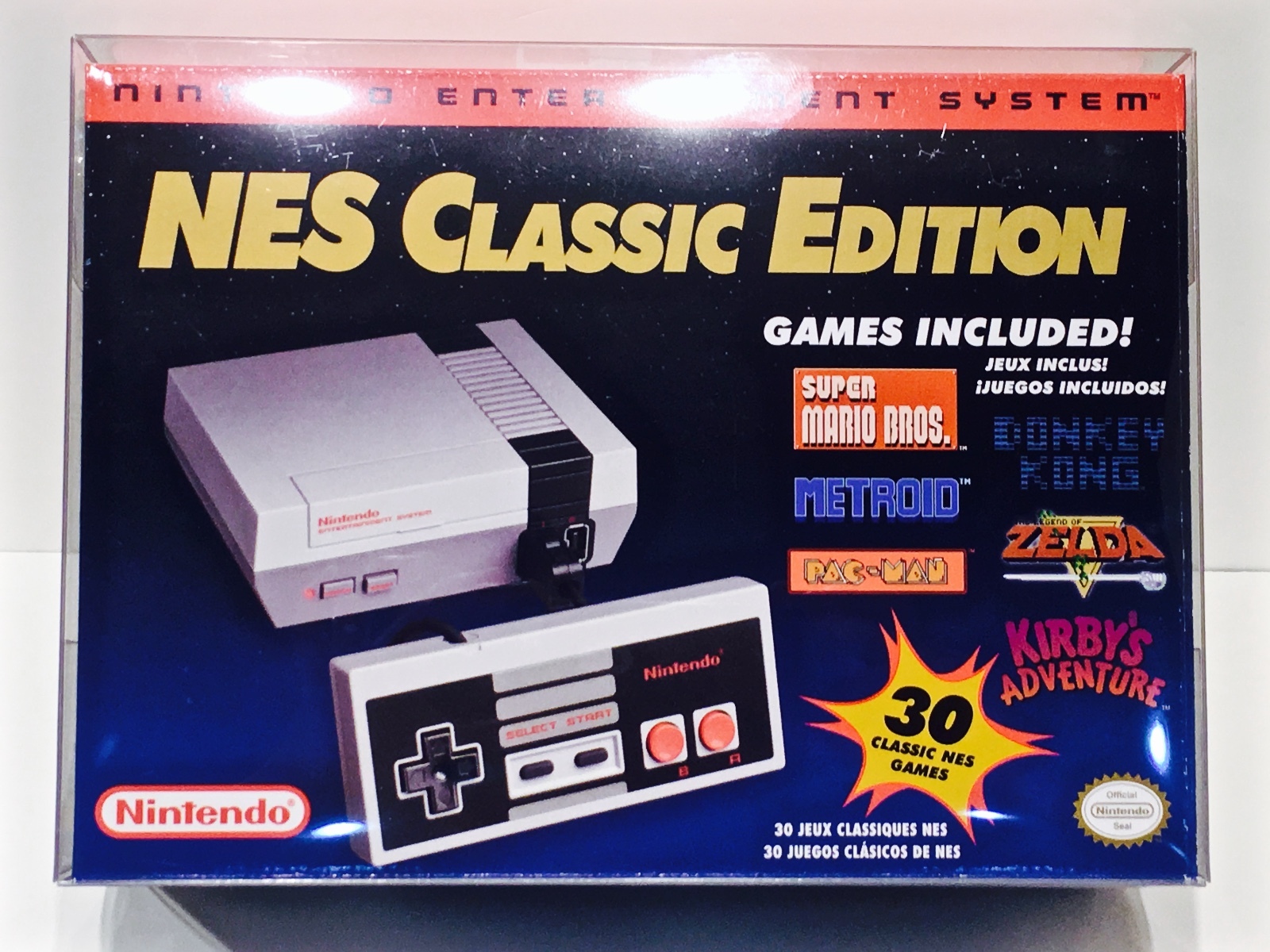 1 Box Protector for SNES and NES CLASSIC EDITION MINI CONSOLE Nintendo Boxes