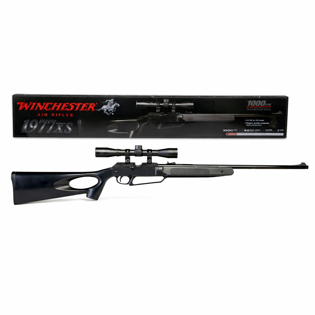 Winchester 1977 XS .177 Cal. Multi-pump BB Pellet Air Rifle W/ Scope 1000 FPS