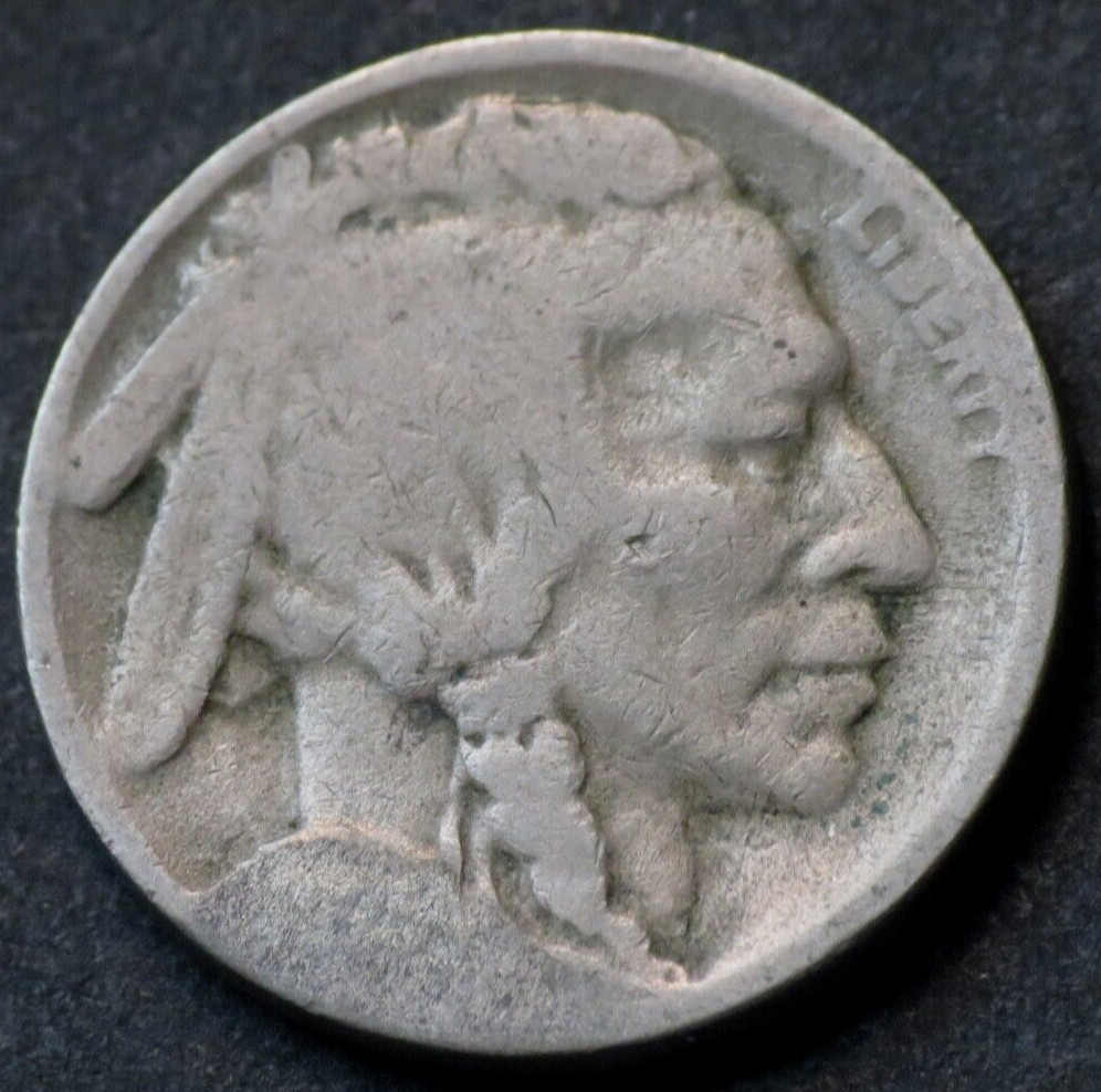 1925 S Buffalo Nickel Semi-Key Date Restored Five Cent 5c Coin C479