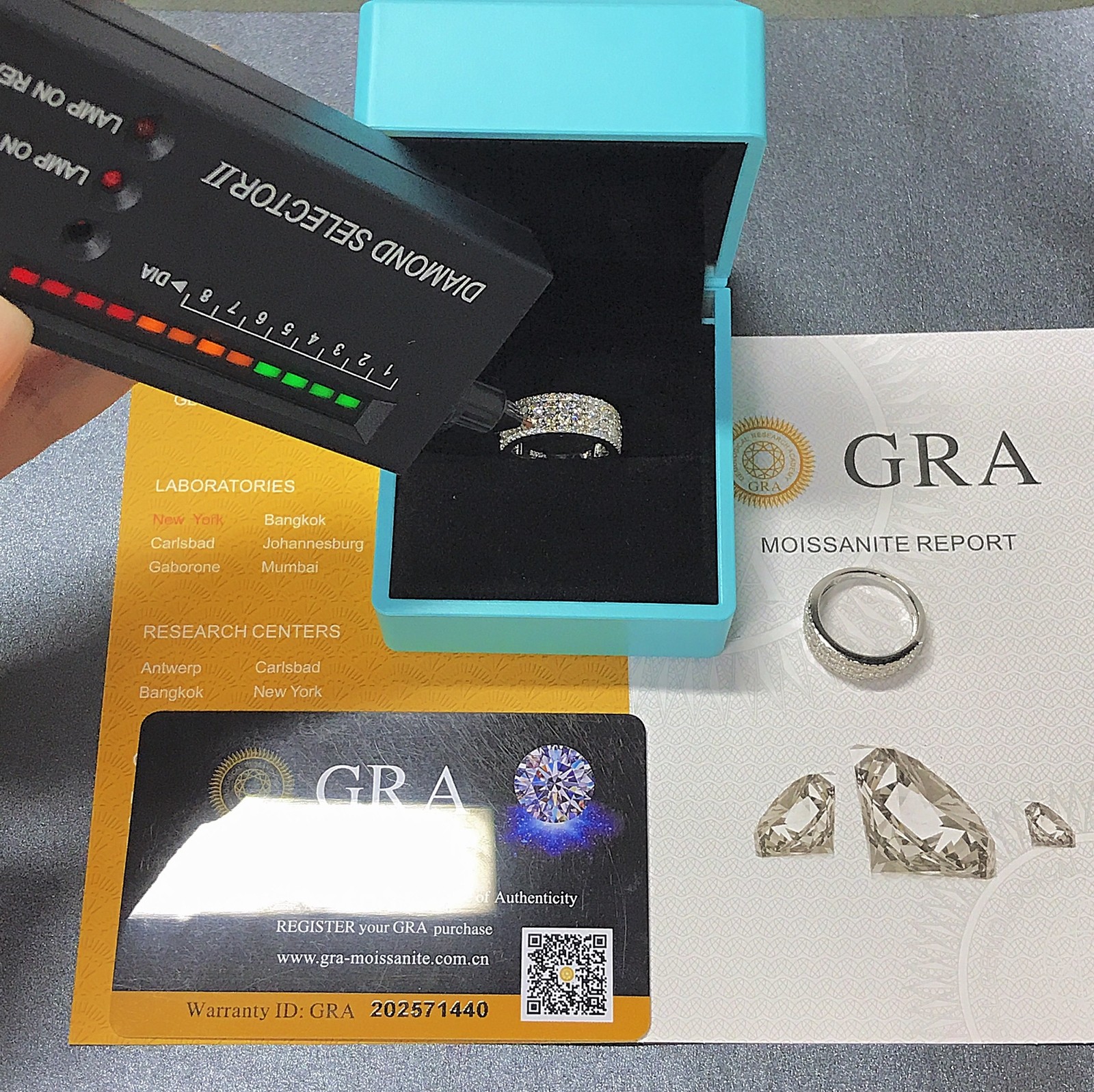 Wedding Band Ring 925 Sterling Silver Great Gift for Women REAL VVS1 Moissanite