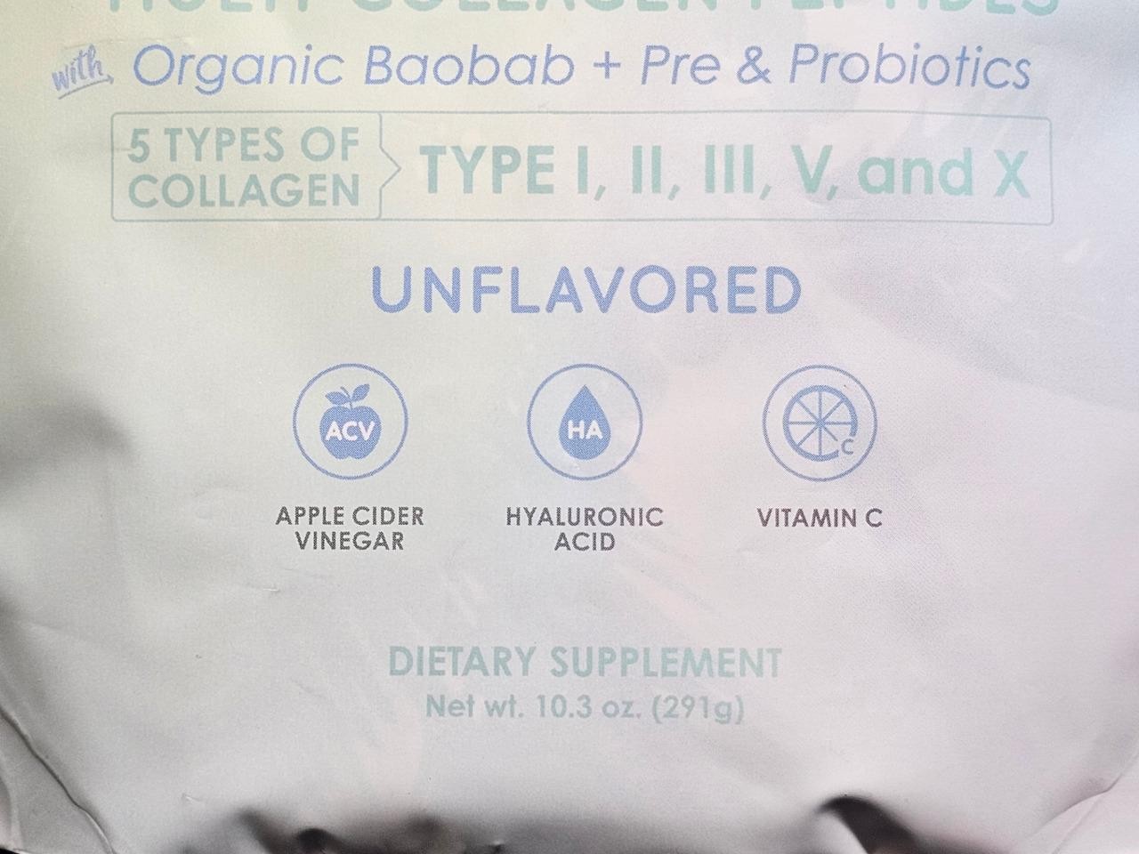 Skinny Fit Super Youth UNFLAVORED Multi-Collagen Peptides 30 Servings Exp 4/2027