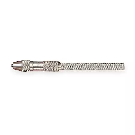 Starrett 162A Pin Vise, 0-.040 In, Nickel Plated