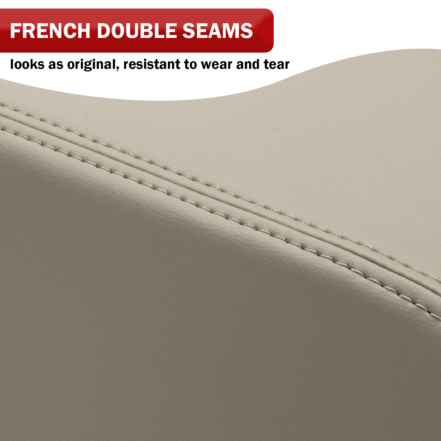 Middle Console Armrest Replacement Cover Beige Tan for Cadillac SRX 2010-2016