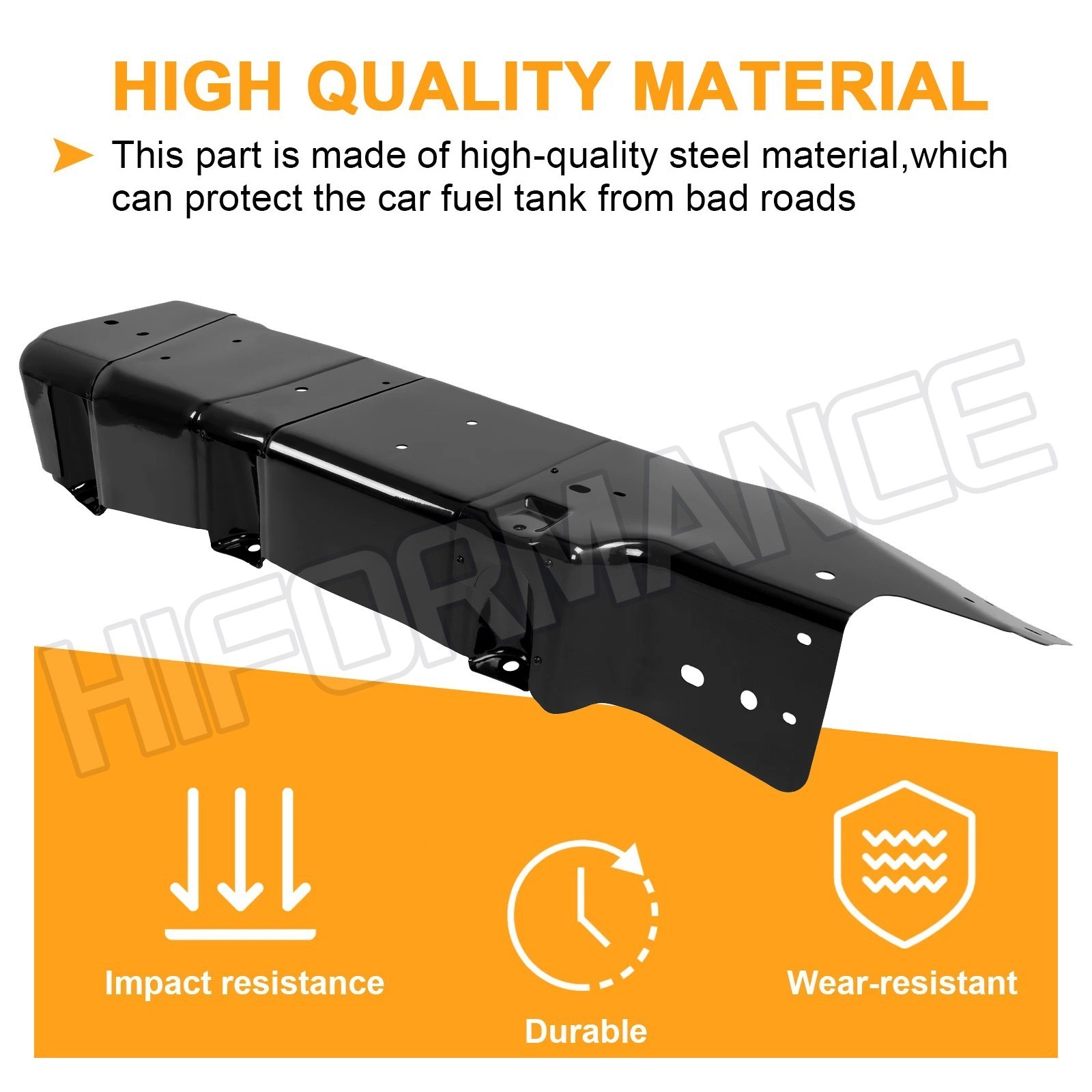 Gas Fuel Tank Skid Plate Guard For Jeep Wrangler JK 2007-2018 4-Door #52059747AD