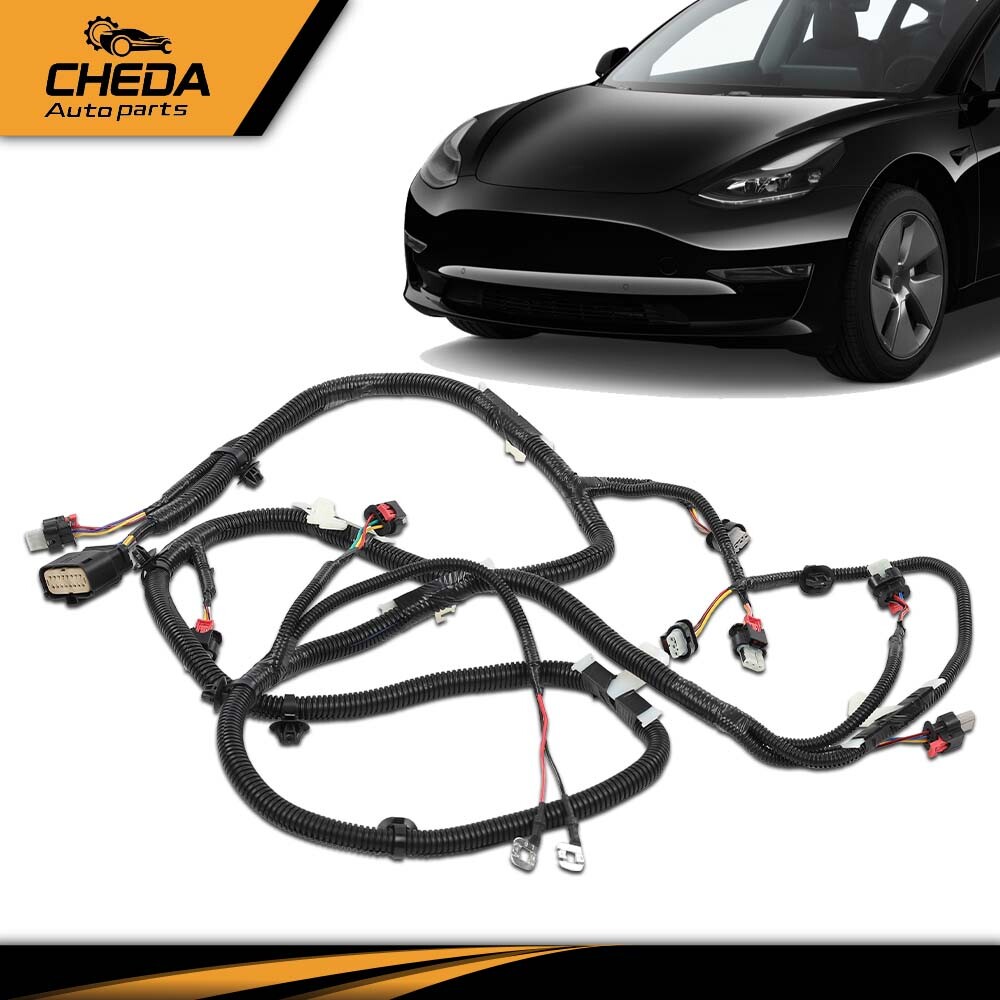 Front Bumper Park Assist Sensor Wiring Harnes Fit For 2021 2022 Tesla Model 3