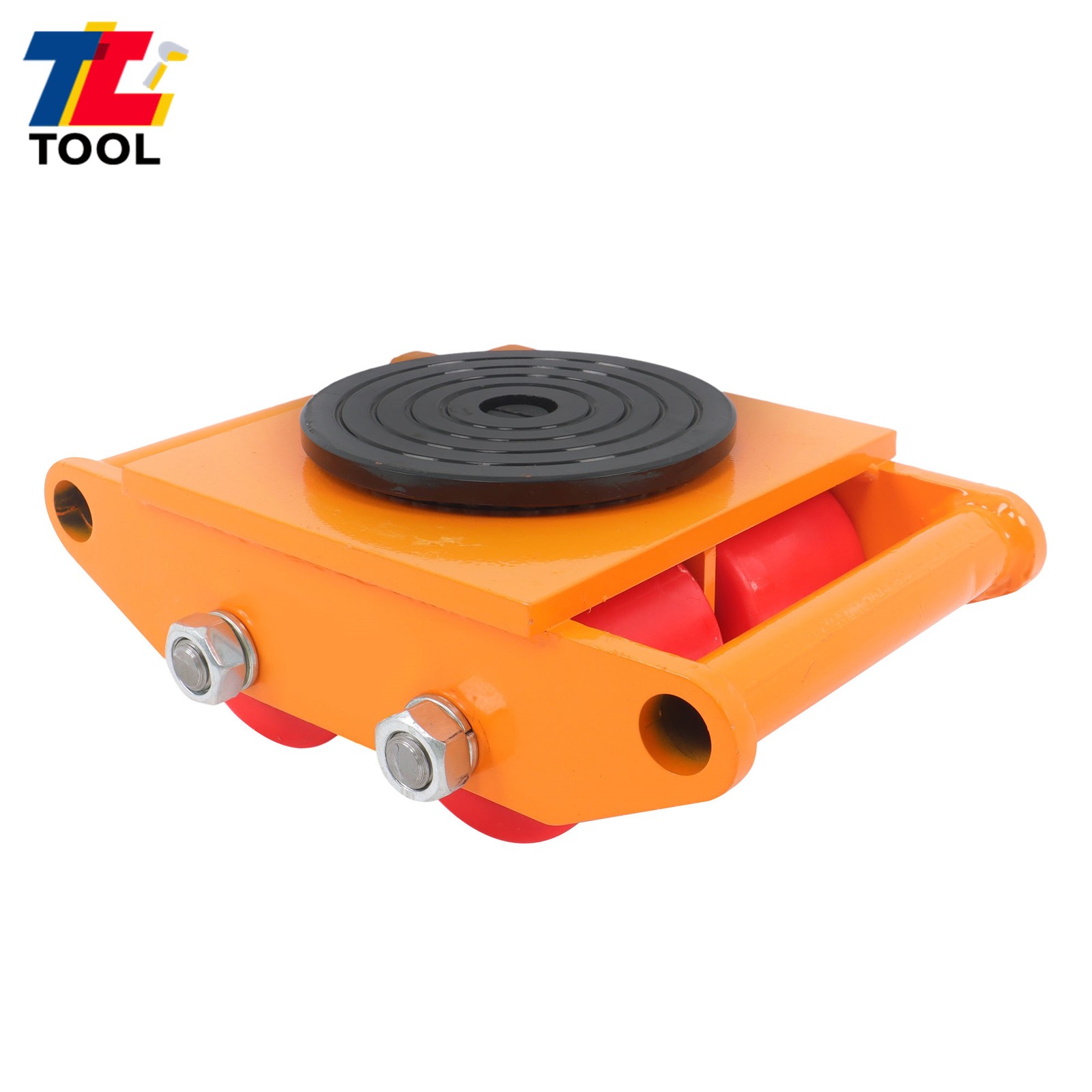 4 Pcs 360° Rotation Heavy Duty Machinery Skates Dolly 6T/13200Lbs With Handle