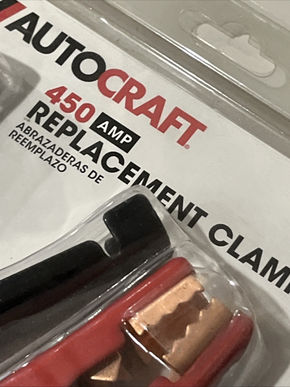 450Amp Battery Booster Cable Parrot Clamps: Heavy-Duty Jumper Replacement Tool