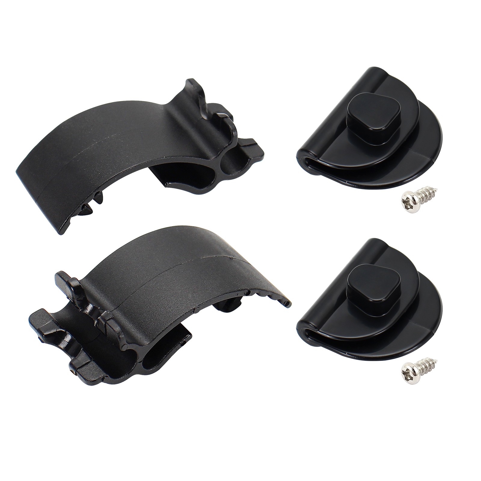 Left Side Battery Cover Clips For Harley Sportster XL883 XL1200 2004-2013 Black