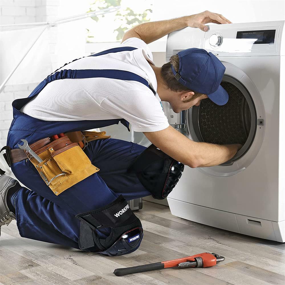 WORKPRO Knee Pads Construction For Work W/ Anti-Slip Strap Professional Kneepads