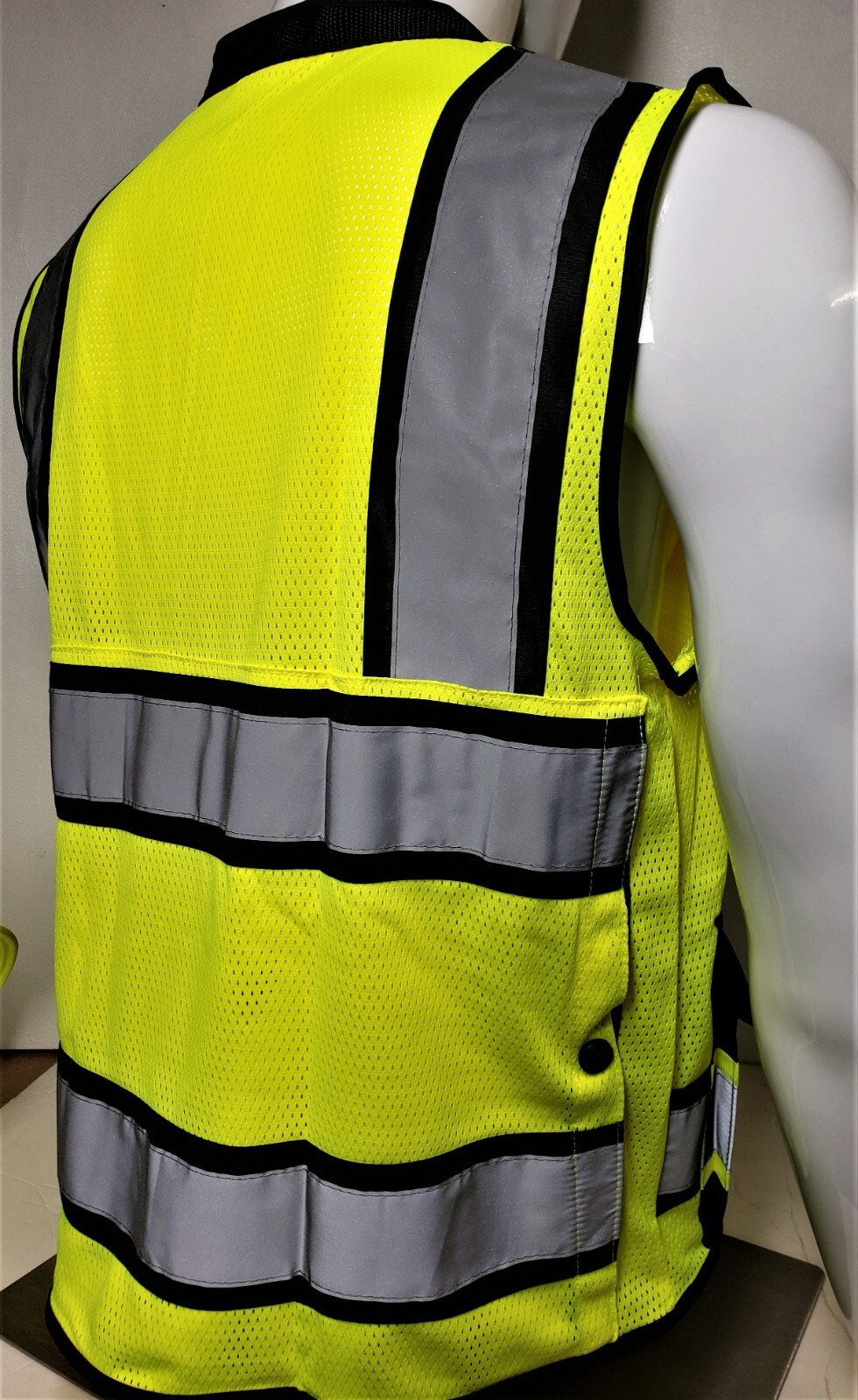 FX HIGH VISIBILITY Surveyor Two Tones Safety Vest Mesh front & back