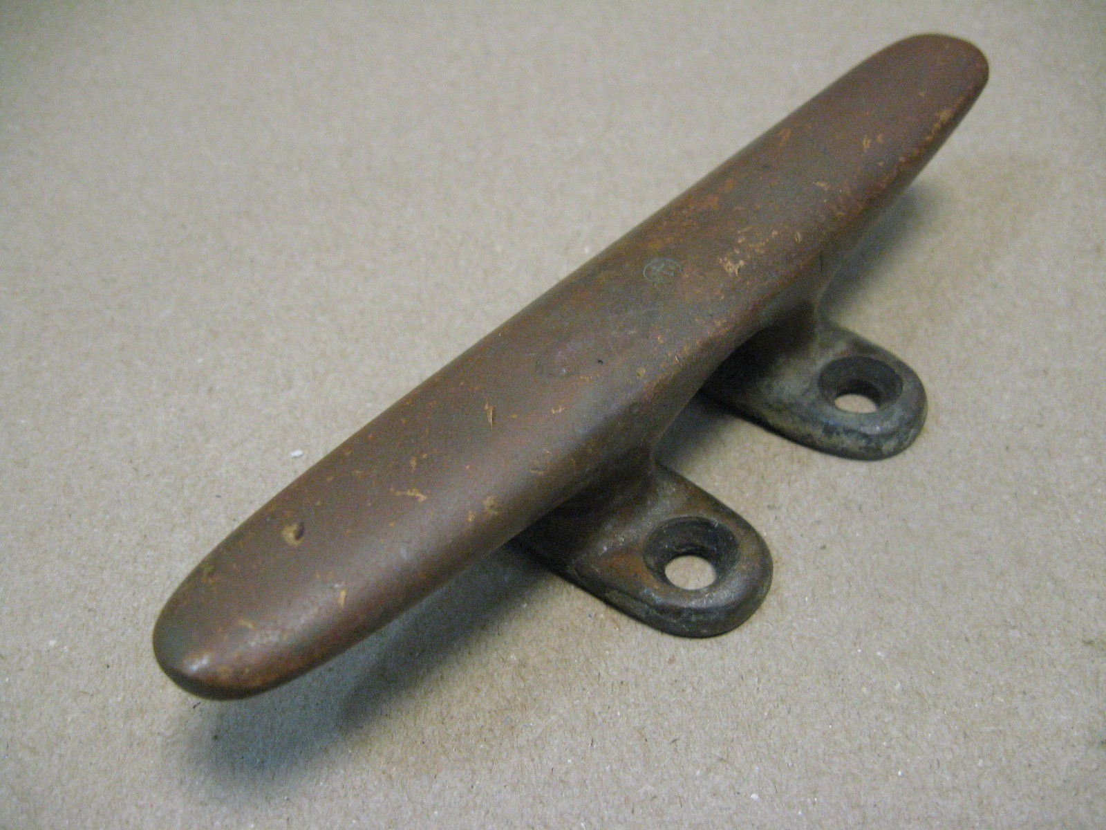 Antique Vtg 6" Solid Bronze Merriman Boat Sailboat Marine Mooring Cleat