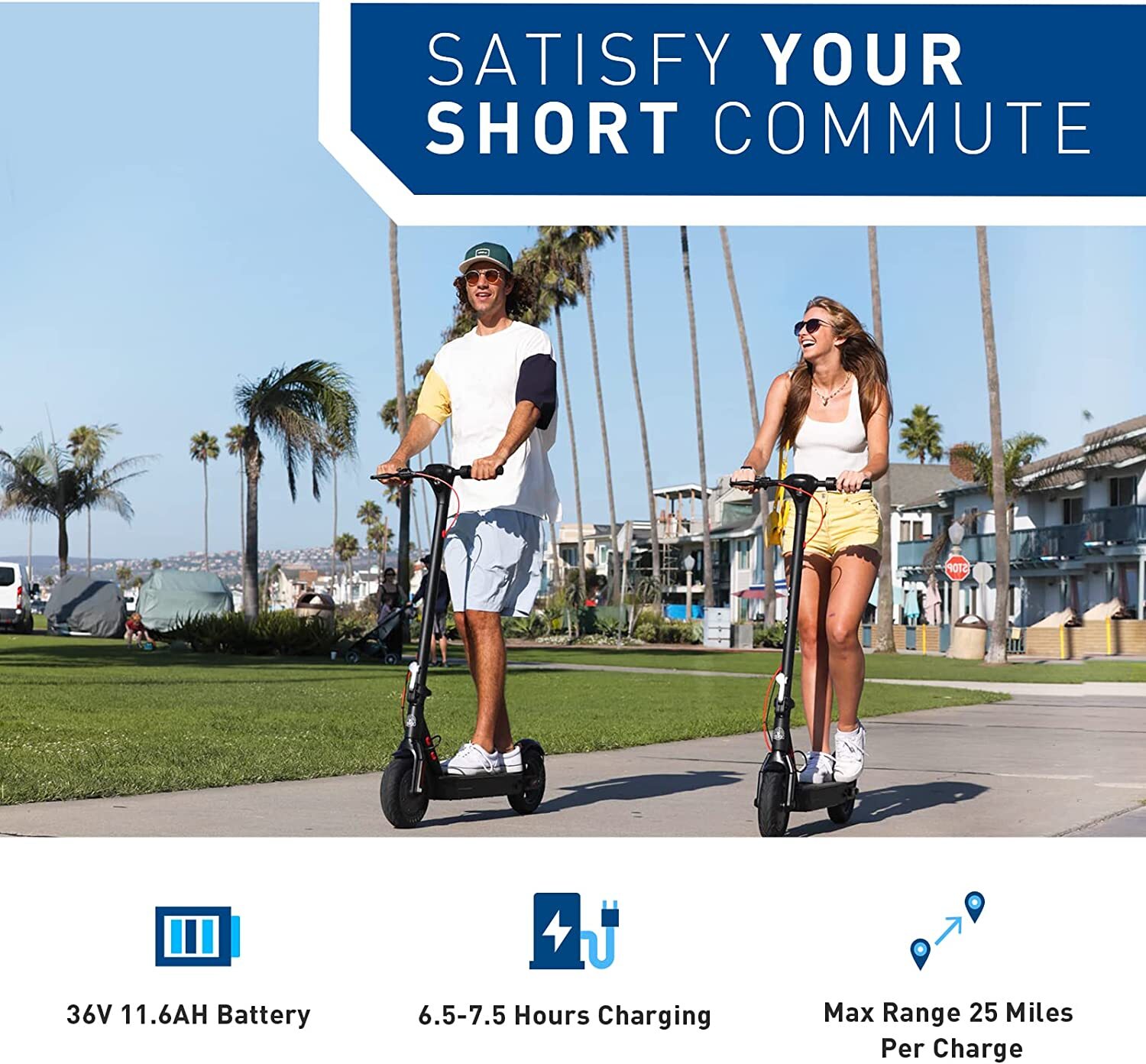 Hiboy KS4 Pro Electric Scooter Adult 500W 25 Miles Commuting Scooter Secondhand